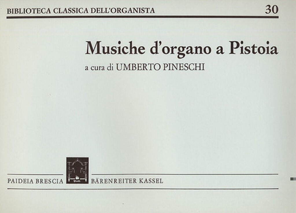Musiche d'Organo a Pistoia